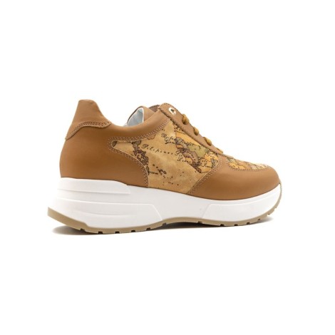 Sneakers Donna CUOIO/GEO BEIGE ALVIERO MARTINI Pelle