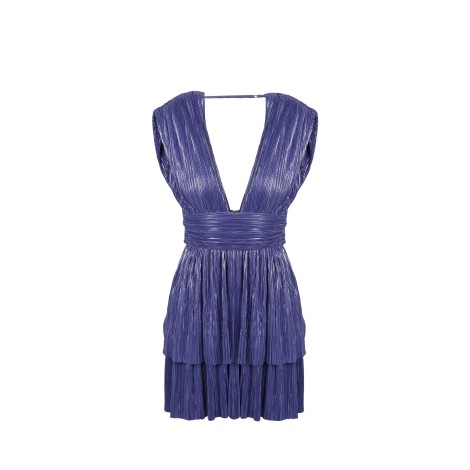 Sabina Musayev 'Aviana' Short Pleated Dress S