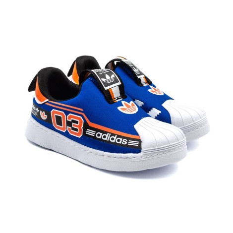 Sneakers Bambino Blue ADIDAS Pelle