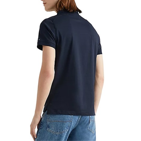 DC ESS MERC JERSEY SLIM POLO DESERT SKY