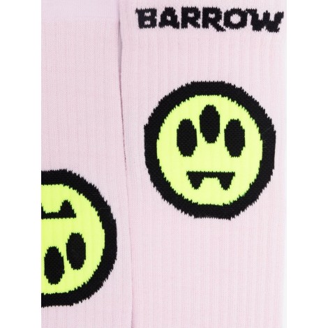 BARROW Calzini Rosa Con Logo