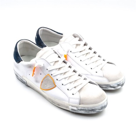 Sneakers Uomo BLANC BLEU PHILIPPE MODEL Pelle