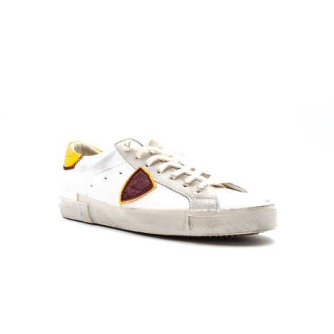 Sneakers Uomo BLANC ORANGE PHILIPPE MODEL Pelle