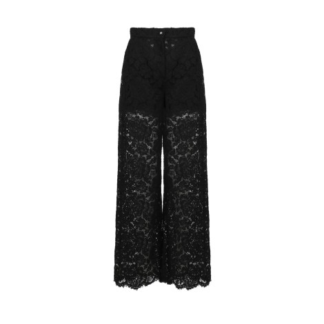 Dolce & Gabbana Floral Lace Trousers 40
