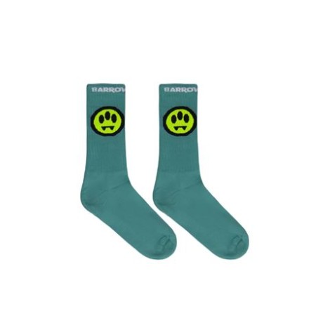 Calza di Barrow, da uomo, colore ottanio. Modello in cotone, caratterizzato da dettaglio logo sui lati. 