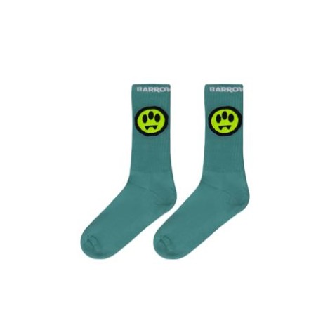Calza di Barrow, da uomo, colore ottanio. Modello in cotone, caratterizzato da dettaglio logo sui lati. 