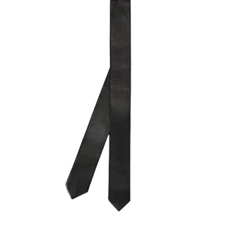 GUCCI plain silk tie