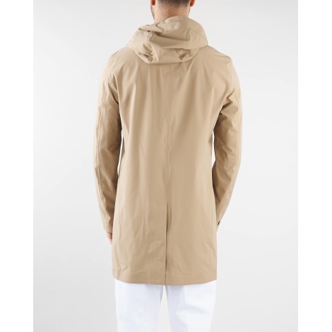 DUNO Trench con cappuccio Duno