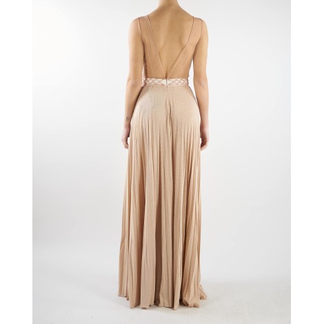 ELISABETTA FRANCHI Abito red carpet con ricamo rombo Elisabetta Franchi
