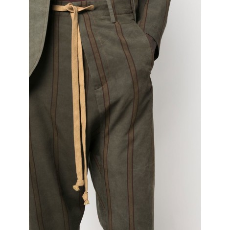 UMA WANG trousers with striped fabric