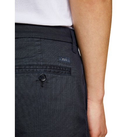 FAY BERMUDA STRETCH BLU NTM8346188TGURU824