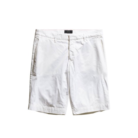 FAY BERMUDA STRETCH BIANCO NTM8346188TGURB001