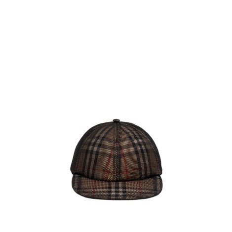Burberry Mesh Overlay Baseball Cap