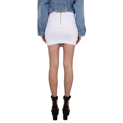 balmain mini skirt