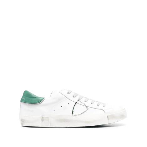 PHILIPPE MODEL Sneakers Low Prsx - Blanc Vert