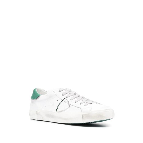 PHILIPPE MODEL Sneakers Low Prsx - Blanc Vert