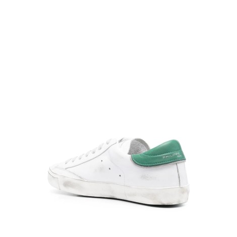 PHILIPPE MODEL Sneakers Low Prsx - Blanc Vert