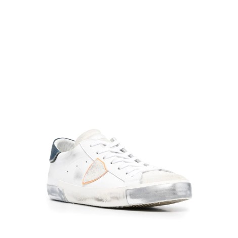 PHILIPPE MODEL Sneakers Low Prsx - Blanc Bleu