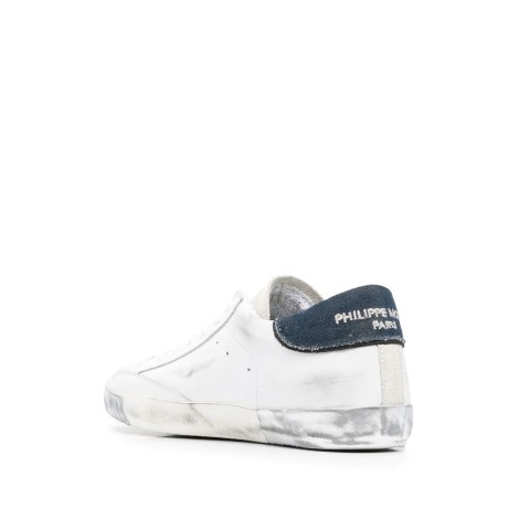 PHILIPPE MODEL Sneakers Low Prsx - Blanc Bleu