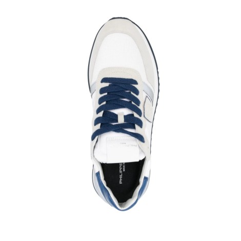 PHILIPPE MODEL Sneakers Running Tropez 2.1 - Blanc Bleu<BR/>