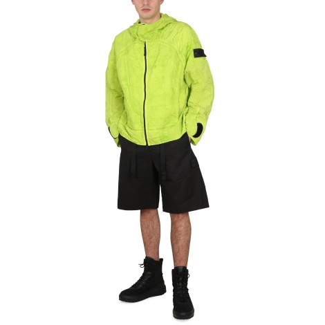 stone island shadow project short nylon parka