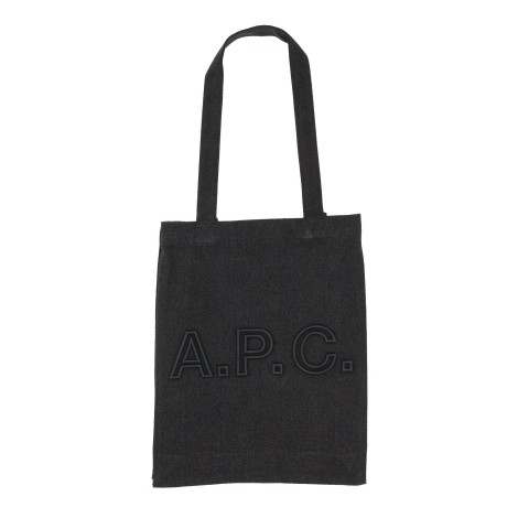 a.p.c. tote bag with print