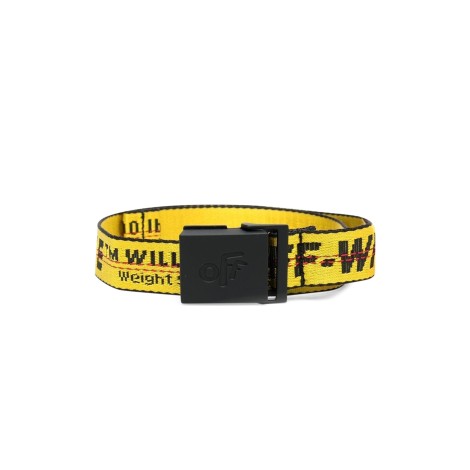 off-white industrial belt