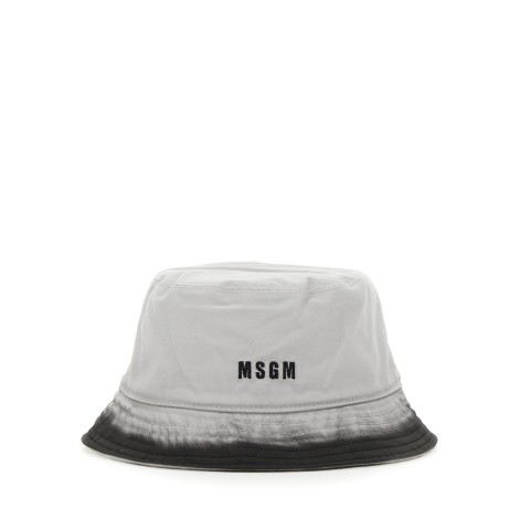 msgm bucket hat with micro logo