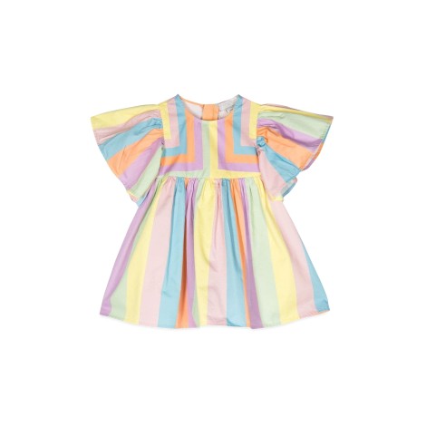 stella mccartney multicolor striped mc dress