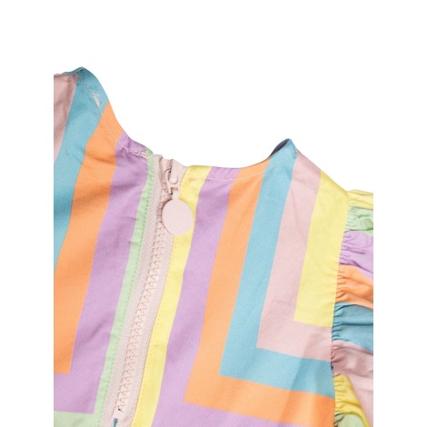 stella mccartney multicolor striped mc dress