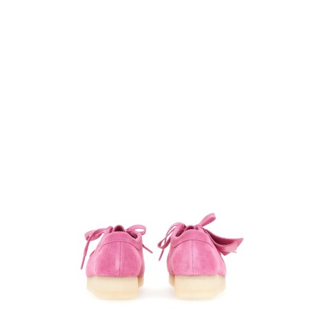 clarks wallabee lace-up shoe