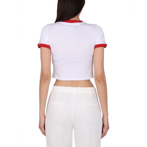 casablanca cropped fit t-shirt