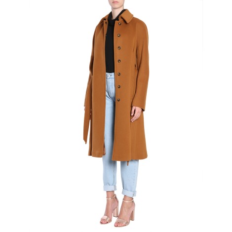 alberta ferretti wool and cashmere coat