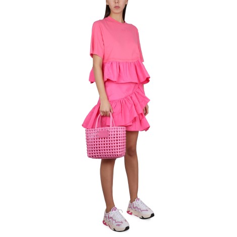msgm skirt with ruffles