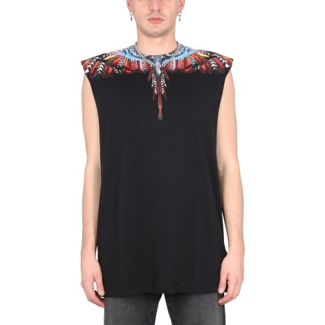 marcelo burlon county of milan top grizzly wings