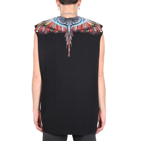 marcelo burlon county of milan top grizzly wings