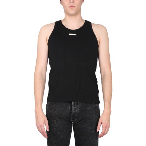 maison margiela cotton tank top