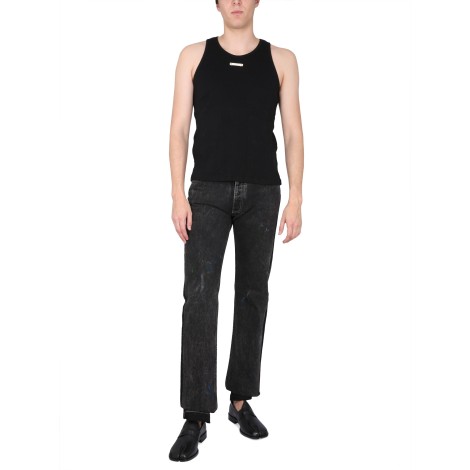 maison margiela cotton tank top