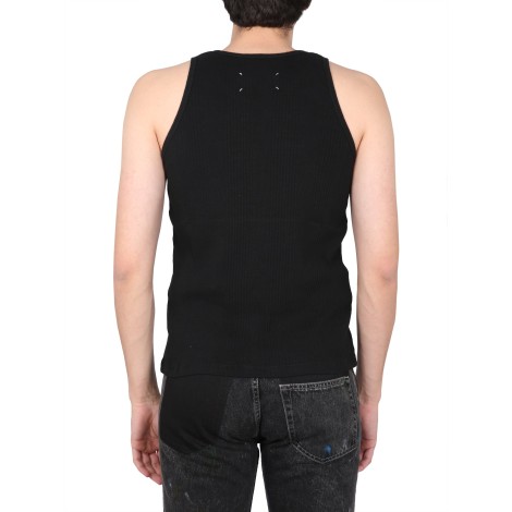 maison margiela cotton tank top