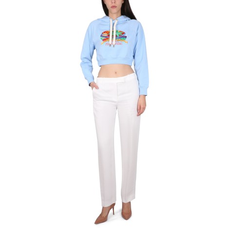 casablanca cropped sweatshirt