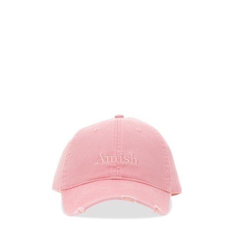 amish délavé baseball cap