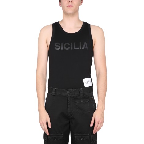 dolce & gabbana tank top with logo