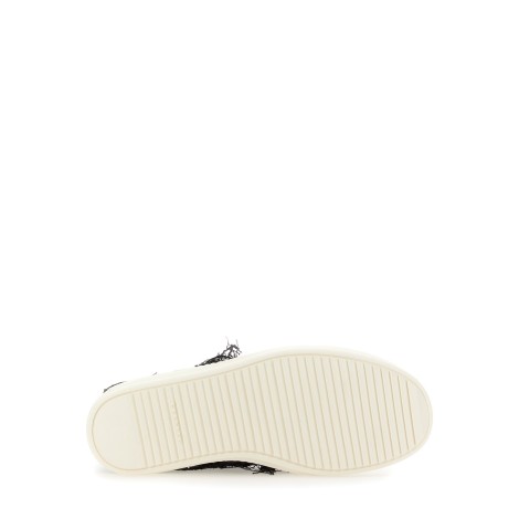 rick owens drkshdw low slashed denim sneaker