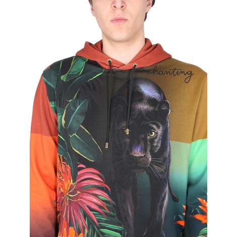 etro panther print sweatshirt