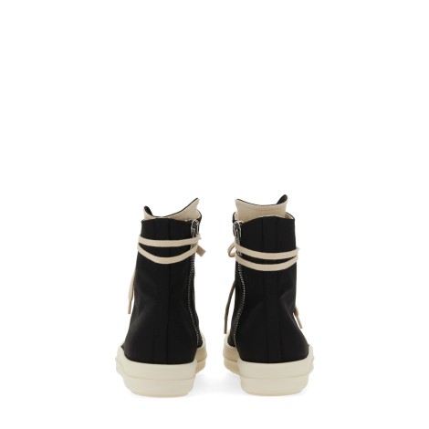 rick owens drkshdw high denim sneaker