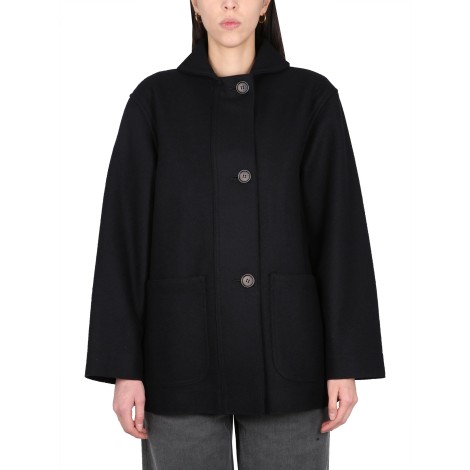margaret howell coat with buttons