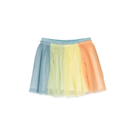 stella mccartney multicolor pleated skirt