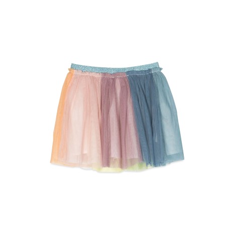 stella mccartney multicolor pleated skirt