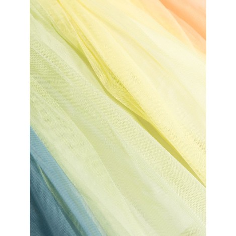 stella mccartney multicolor pleated skirt