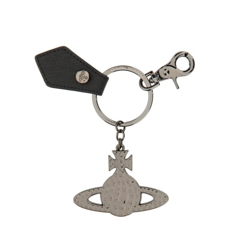 vivienne westwood debbie hammered orb keychain